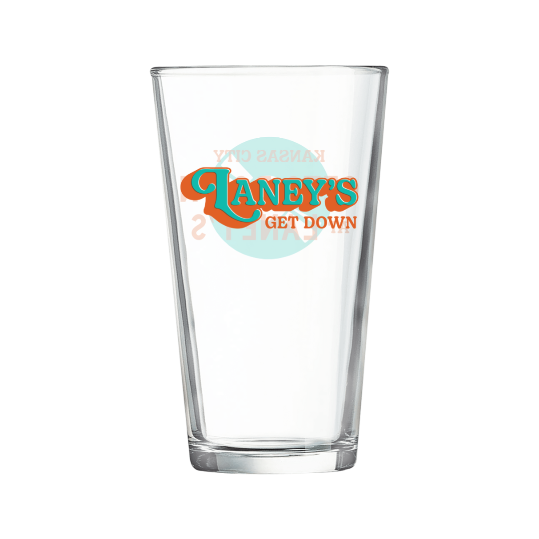 "Kansas City Gets Down At Laney's" 16oz Pint Glass