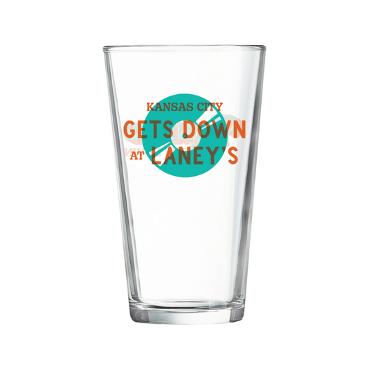 "Kansas City Gets Down At Laney's" 16oz Pint Glass