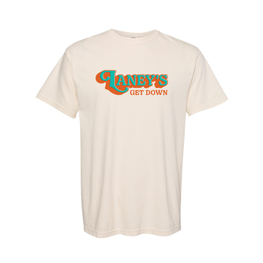 "Kansas City Gets Down At Laney's" Ivory Comfort Colors Tee