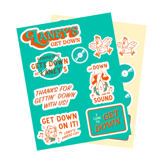 Laney's Get Down Sticker Party Pack