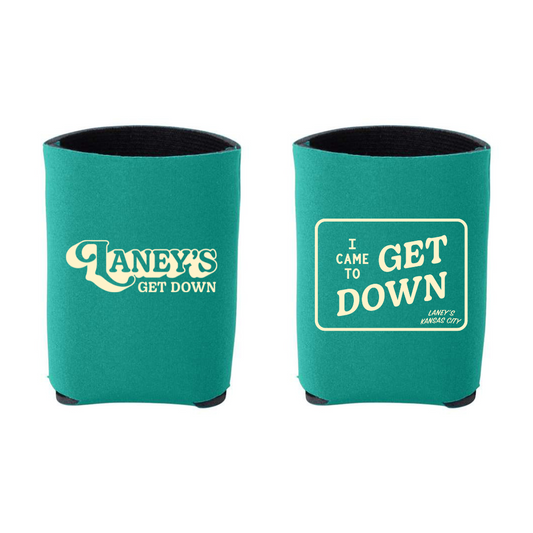 "I Came To Get Down" Teal Koozie